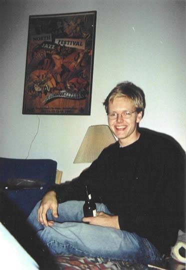 Dan Harmsen late eighties first apartment