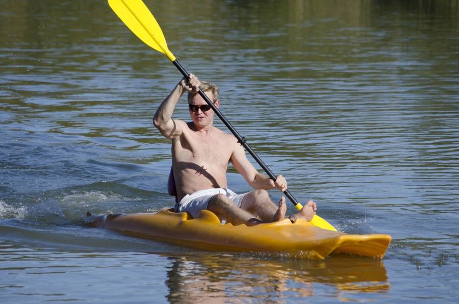 Dan Harmsen on the water calgary